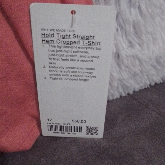 Lululemon Align HR legging and Lululemon Hold Tight Cropped T-SHIRT. Glaze Pink. - Picture 9 of 10